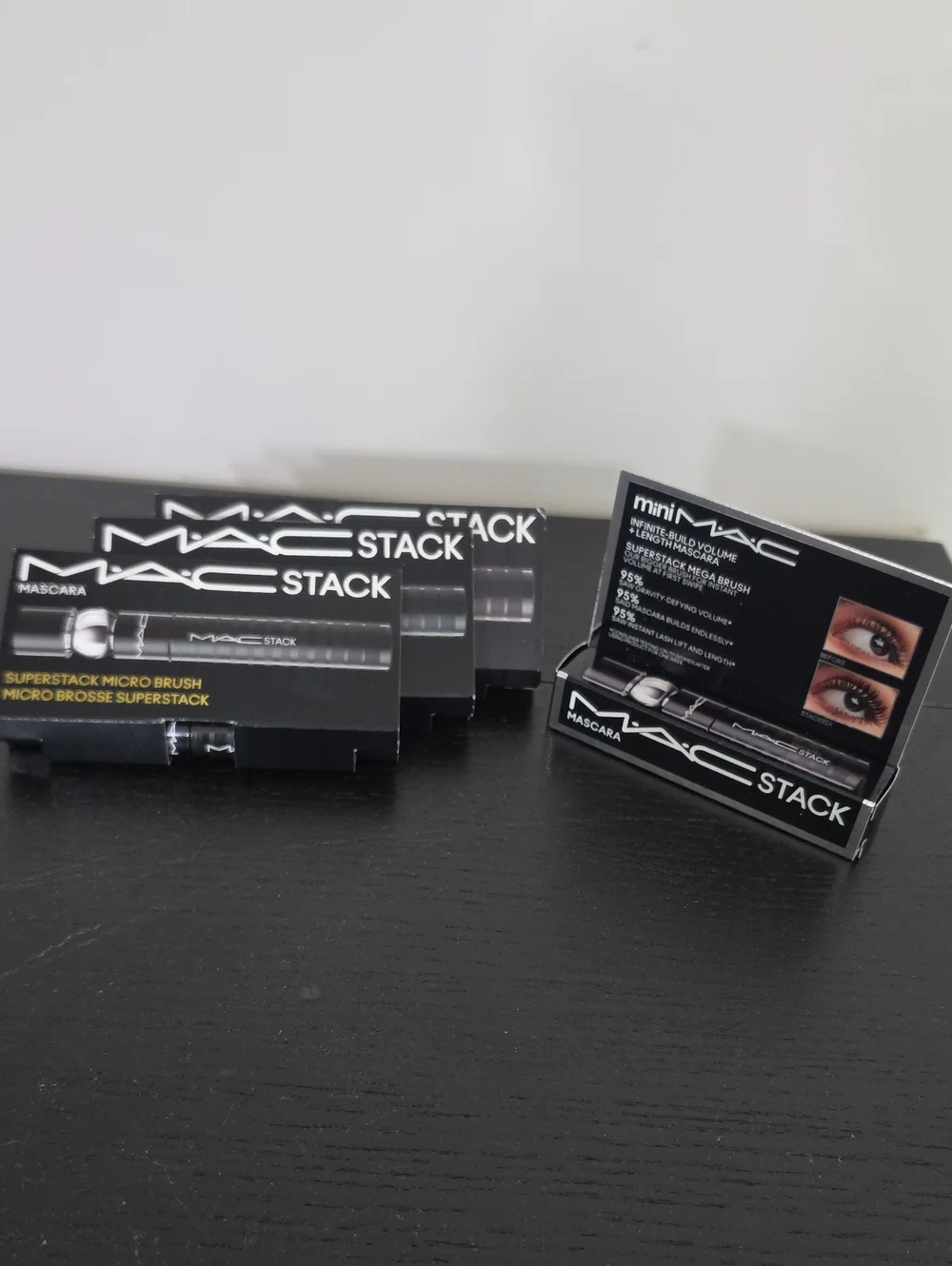 New MAC Stack Black Stack Mascara Bundle